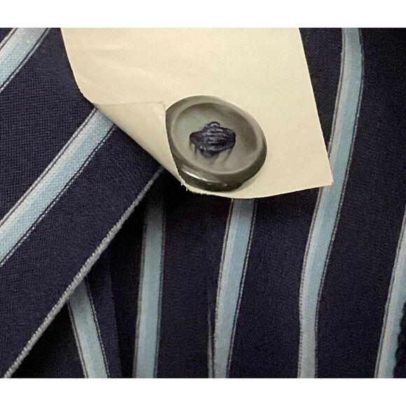 Vineyard Vines XL Men's Performance Polo Shirt Navy/light blue Striped - Picture 7 of 8